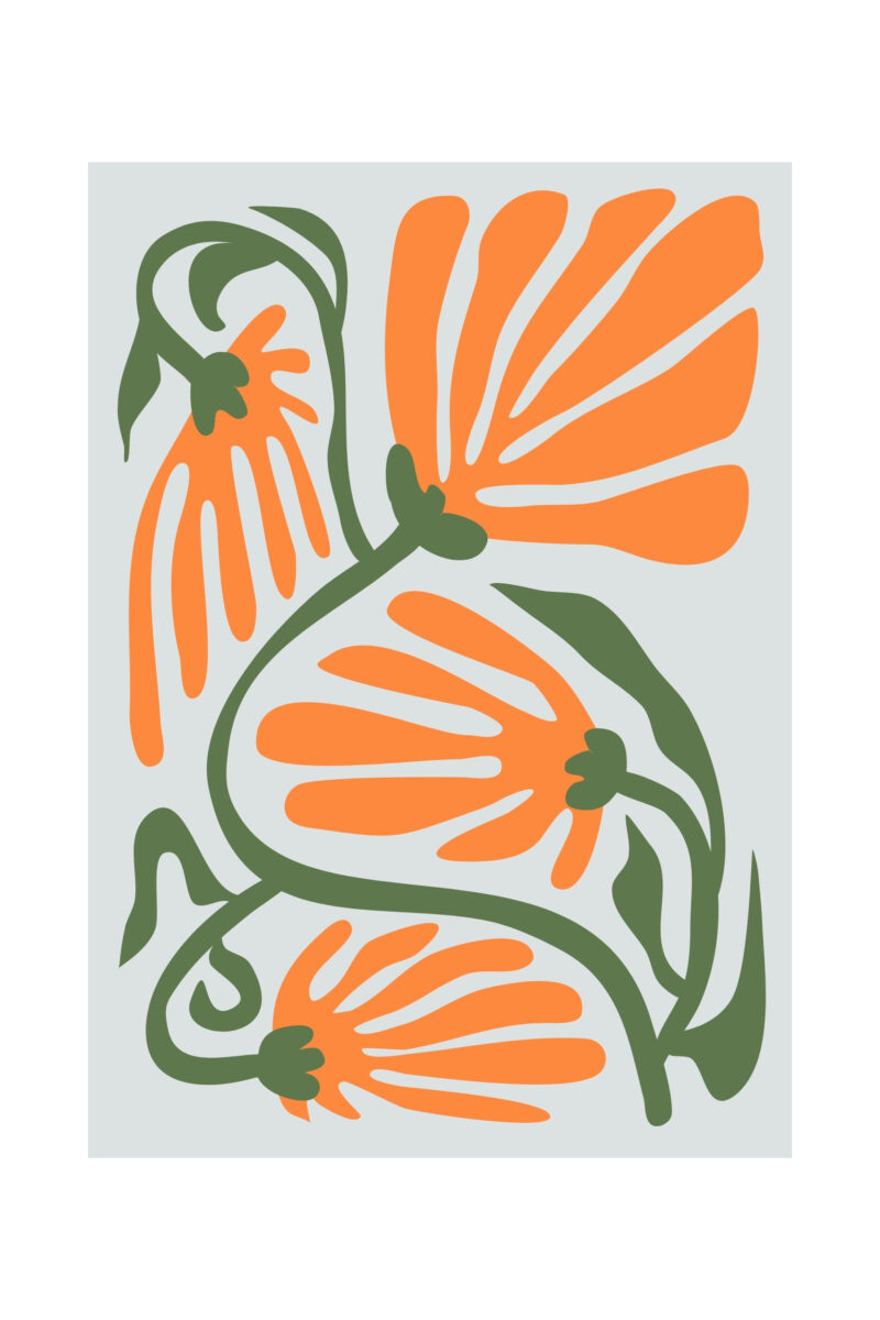 Abstract Flower Trio Pack Posters - Image 3