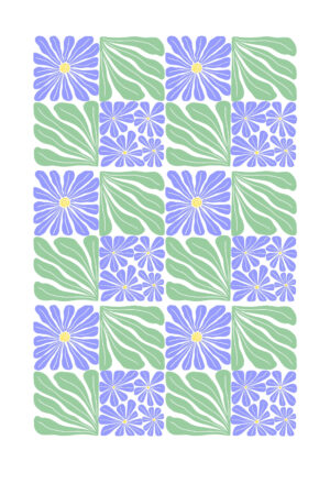 Pastel Garden Grid
