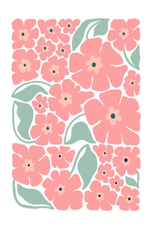 Pink Hydrangeas Duo