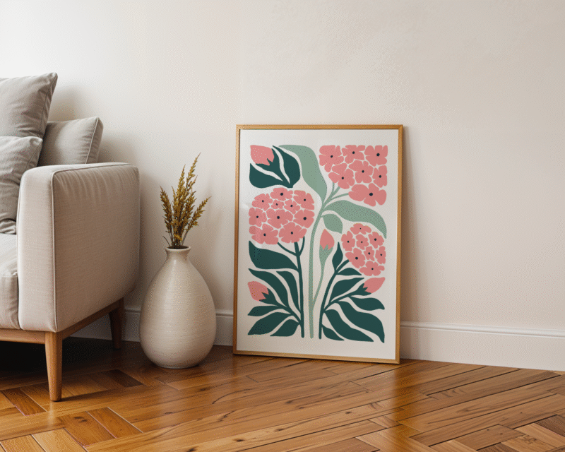 Pink Hydrangeas - Image 2