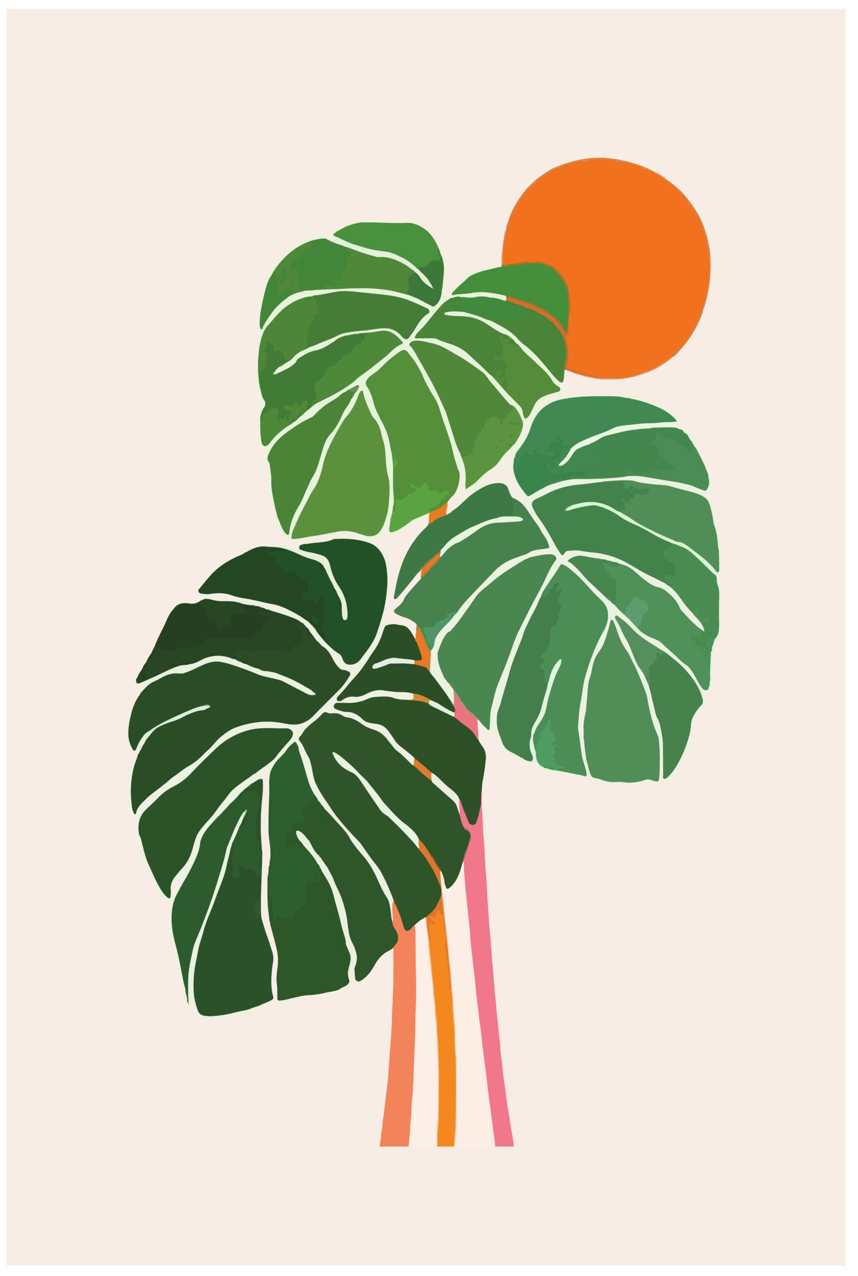 Sun and Leaves