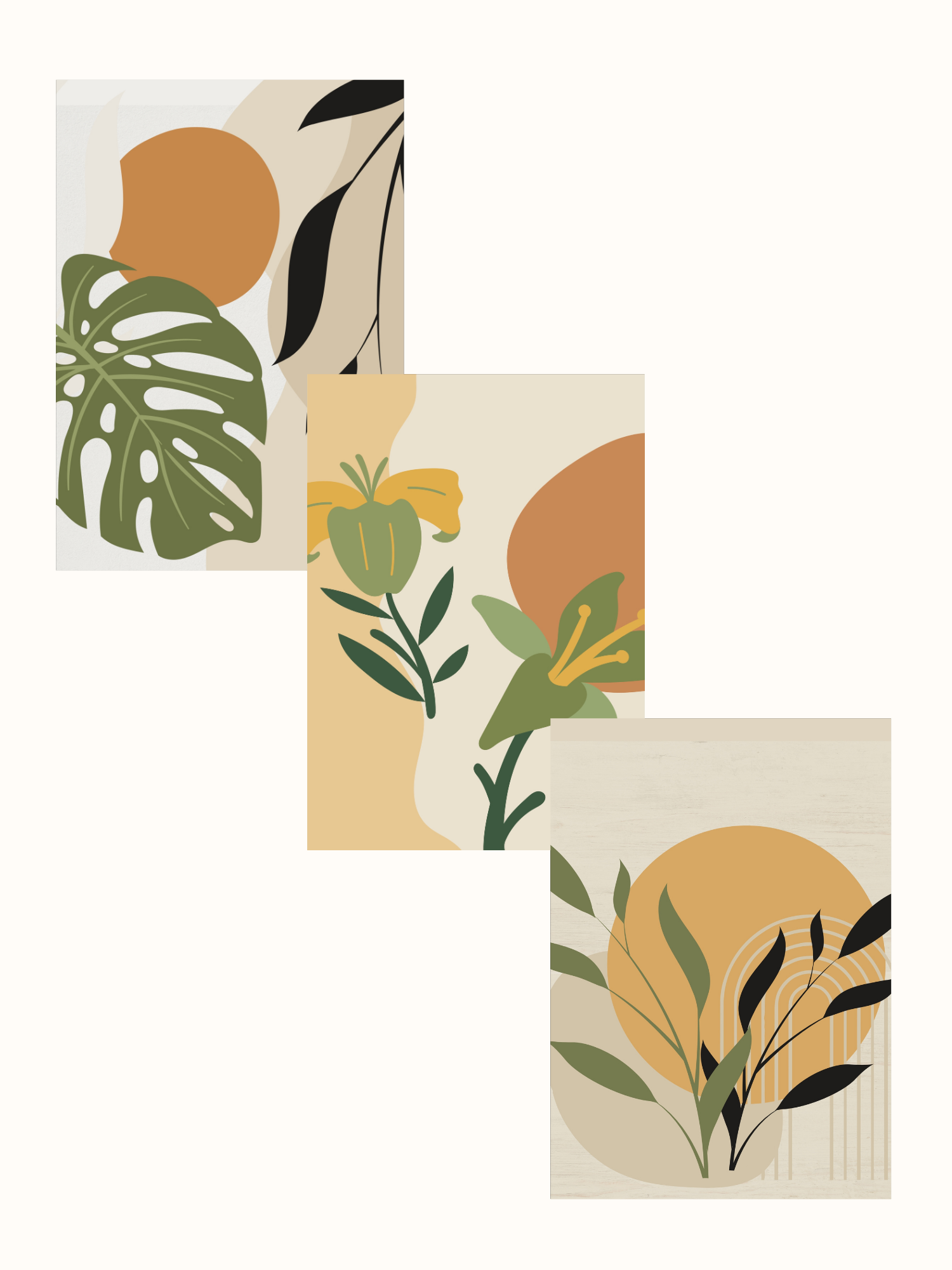 Boho Earth Trio Pack Posters