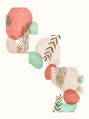 Botanical Shapes Trio Pack Posters