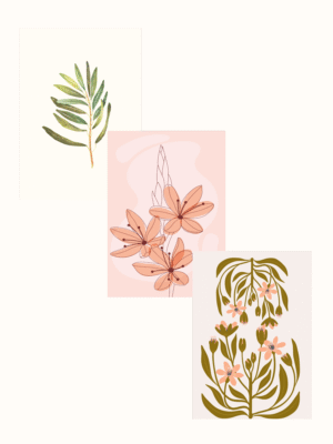Coral Trio Pack Posters