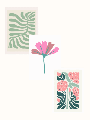 Delicate Nature Trio Pack Posters
