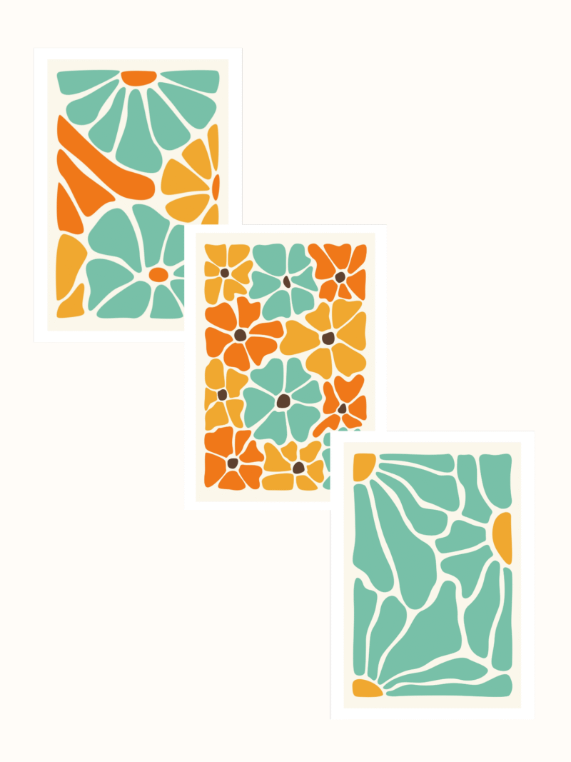 Citrus Colors Trio Pack Posters