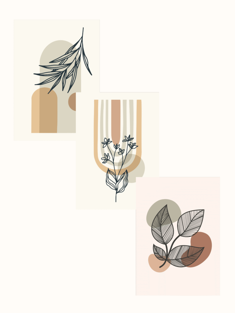 Organic Balance Trio Pack Posters
