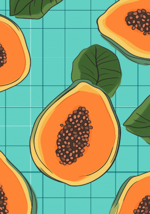 Bluish Papaya