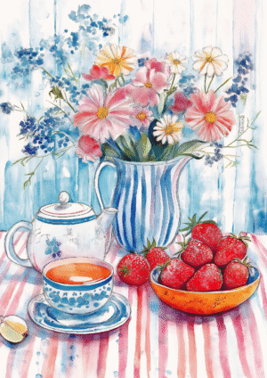 Flowery Breakfast
