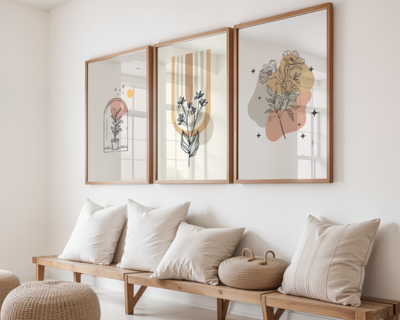 Floral Harmony Trio Pack Posters - Image 2