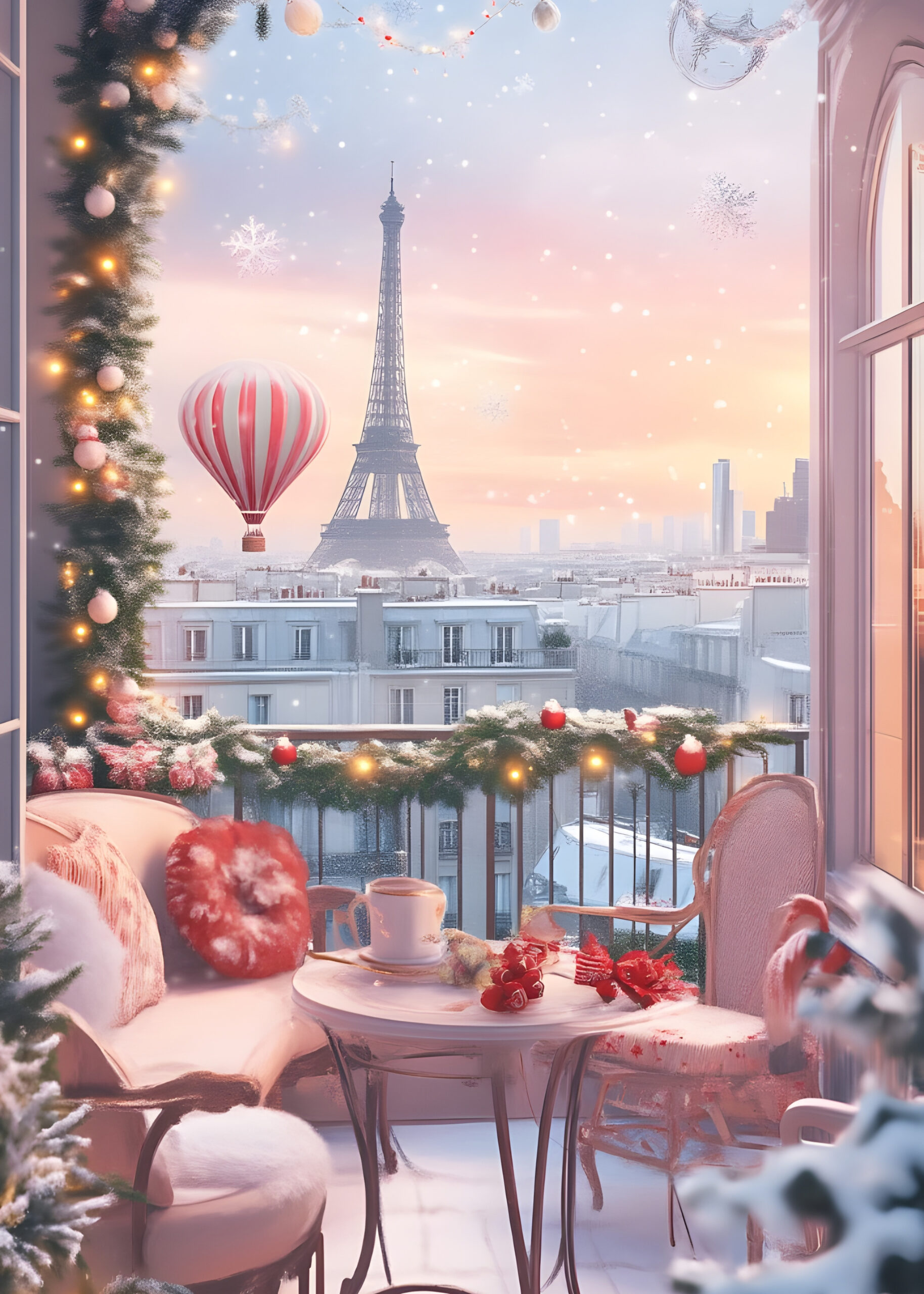 Christmas in Paris — Balcony