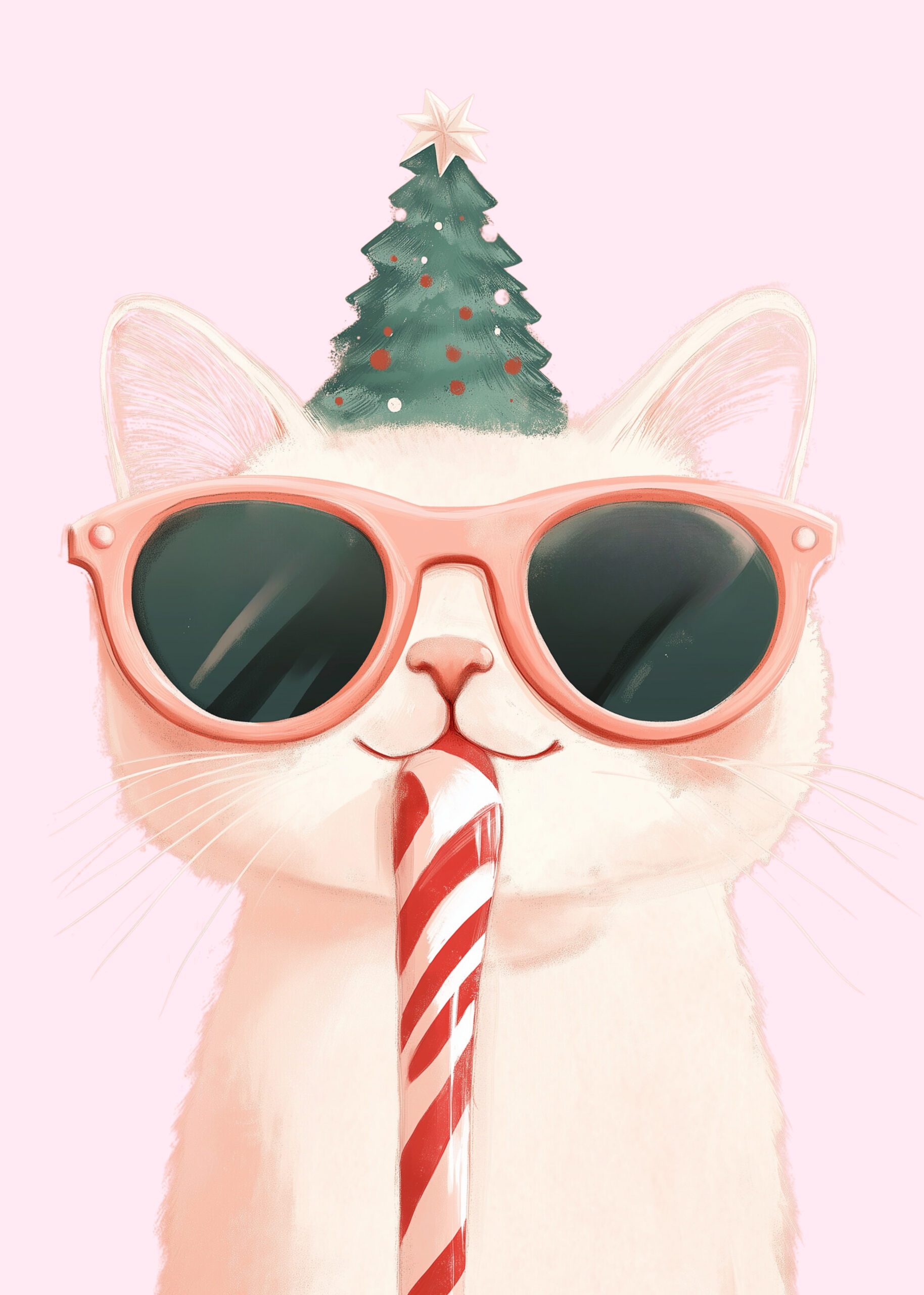 Cool Cat & Candy Cane