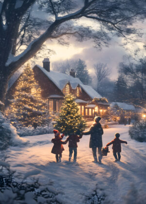 Cottage Tree Lighting