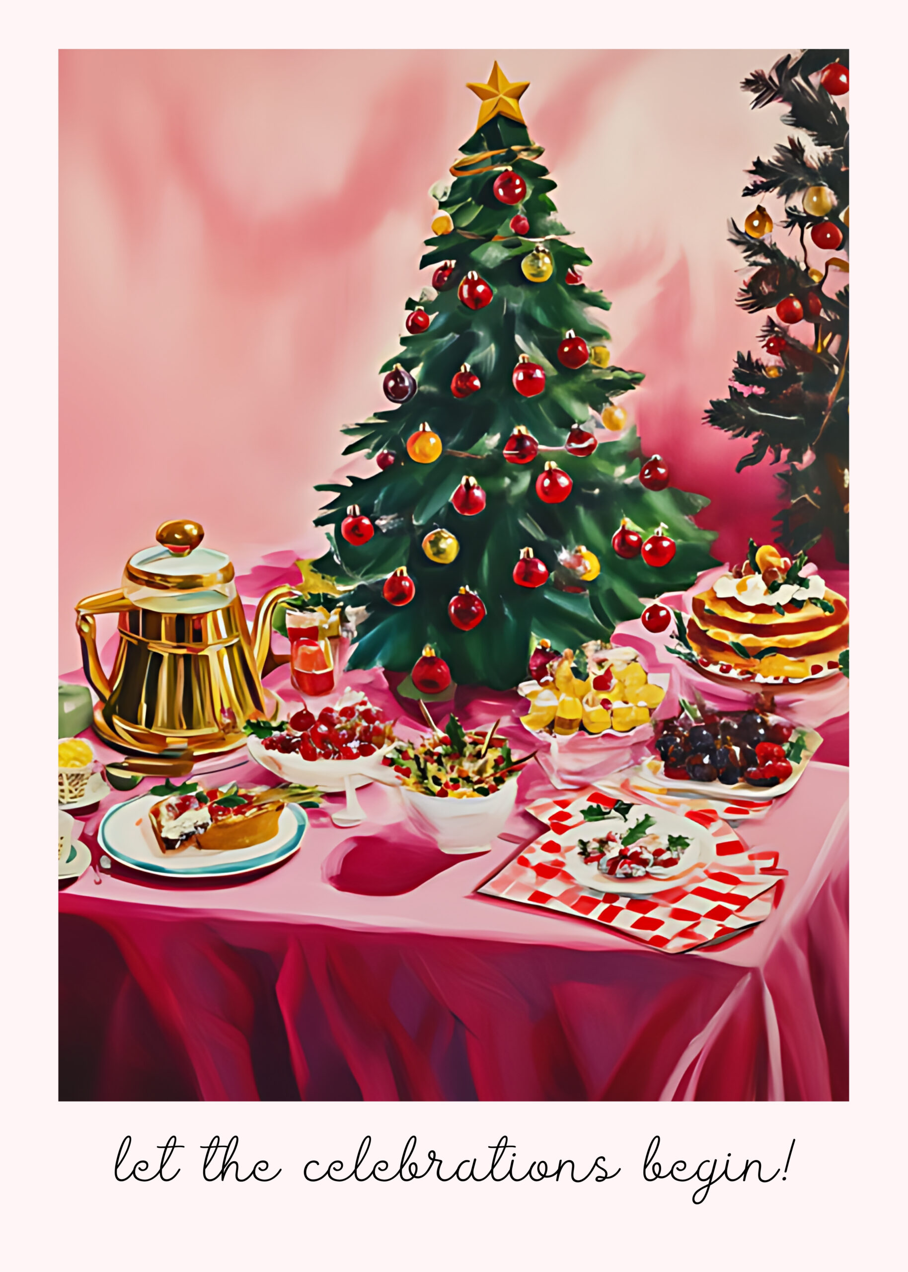 Festive Dessert Table