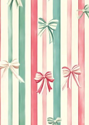 Pastel Ribbon Stripe Pattern