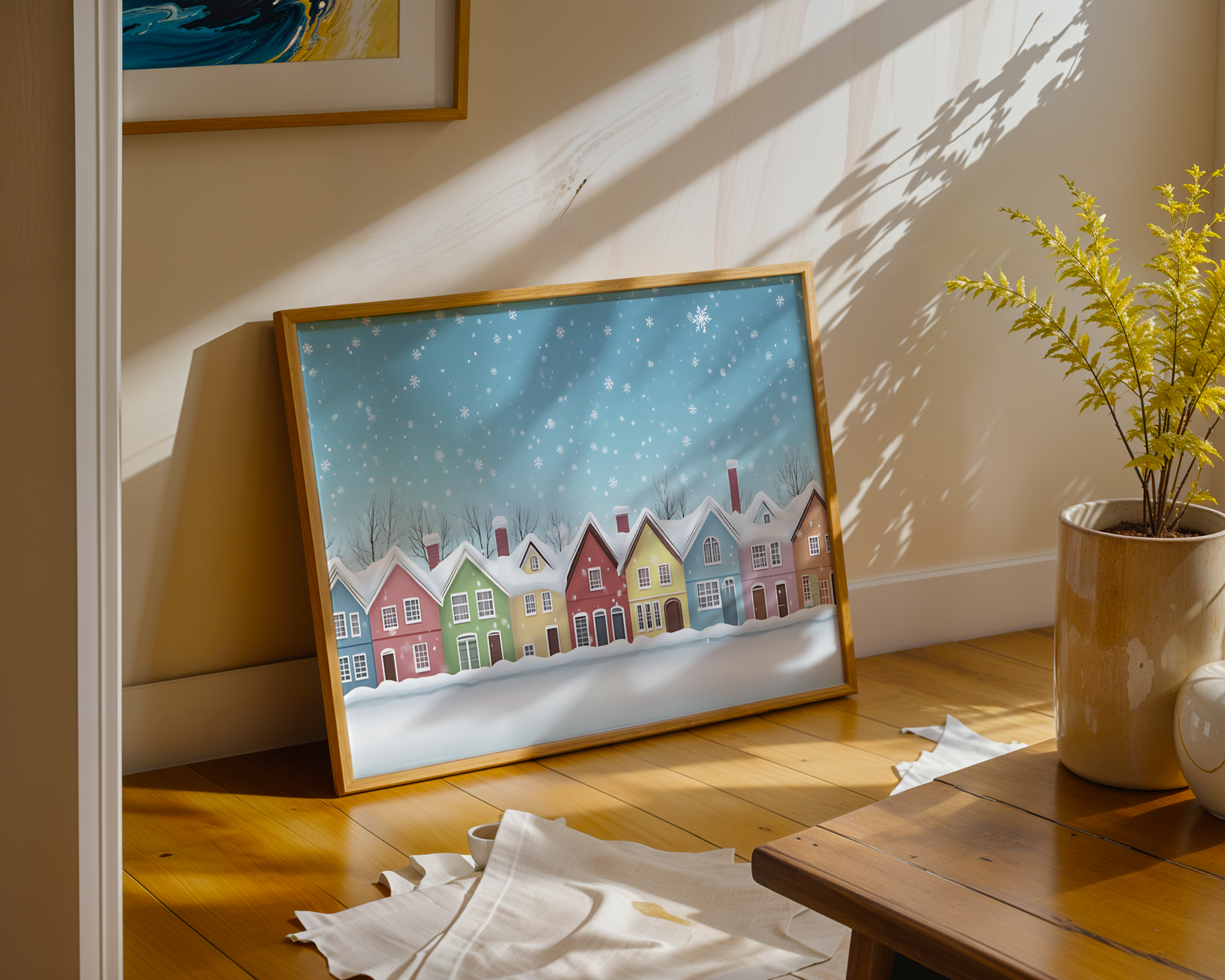 Pastel Winter Village - Image 2
