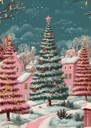 Pink Village & Tree