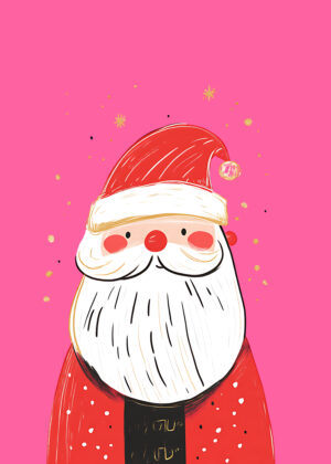 Pop Illustrated Santa