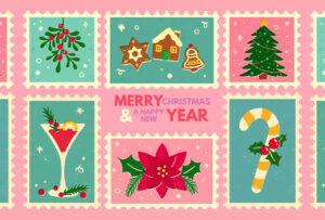 Retro Christmas Mosaic
