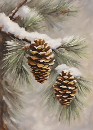 Snowy Pine Bough