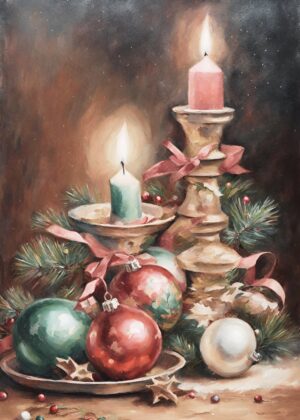 Festive Candlesticks & Ornaments